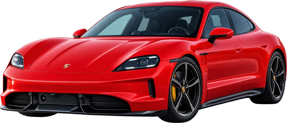 AI-generated illustration of Taycan Turbo GT